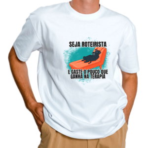 Camiseta "Terapia do Roteirista"